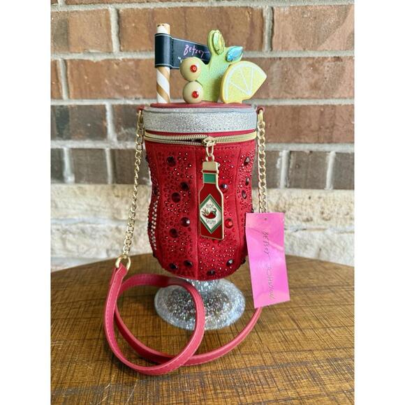 RARE Betsey Johnson Kitsch Bloody Mary Crossbody Bag NWT Limited Edition - As Is - Picture 2 of 12